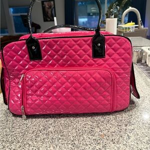 Pink Quilted  dog purse 👛